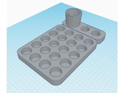 Zitadelle Tablett feldherr Taschen ariup 3d print model - Mito3D