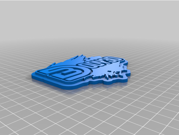 body3d logo body 3d 3D print model - Mito3D