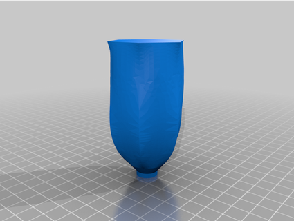 ikea e14 bulb shade vase yonunautilus 3d print model - Mito3D