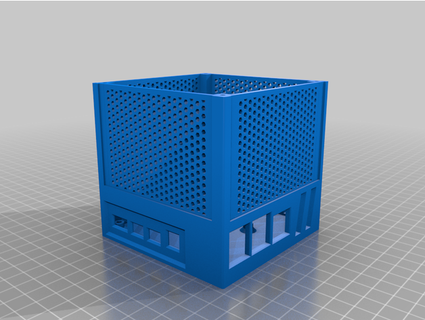 framboesa pi 4 caso bainha linhas designs 3d print model - Mito3D