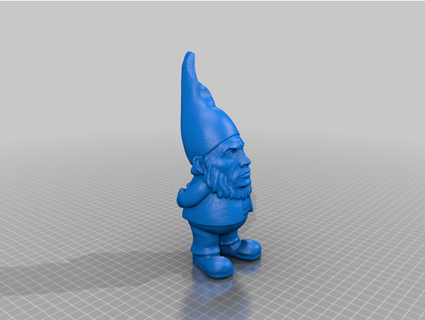 jardin Roche Dwayne gnome Johnson rameur 3d print model - Mito3D