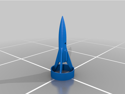 pixi 1 - model rocket inverted pursuits lab 3d print model - Mito3D