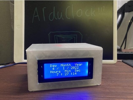 arduclock DIY numérique l'horloge lordevilfish3dp 3d print model - Mito3D