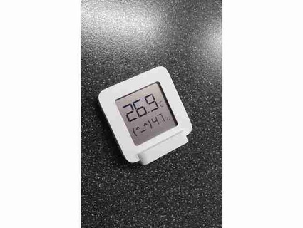 xiaomi mi hygrometer digital thermometer stand thinghero3d 3d print model - Mito3D