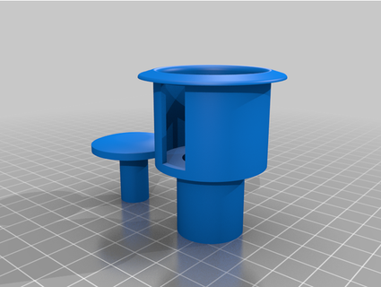 it buton tuvalet Su pterodaktil 3d print model - Mito3D