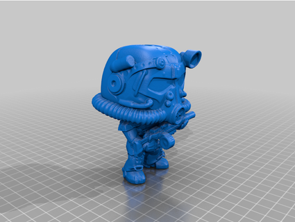 funko - fallout power armor t60 alpokemon 3d print model - Mito3D