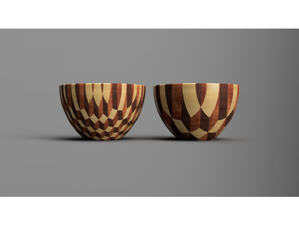 woodturning bowl 05 lichtzeichenanlage 3d print model - Mito3D