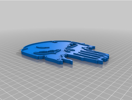 punitore emblema roadhogg317 3d print model - Mito3D