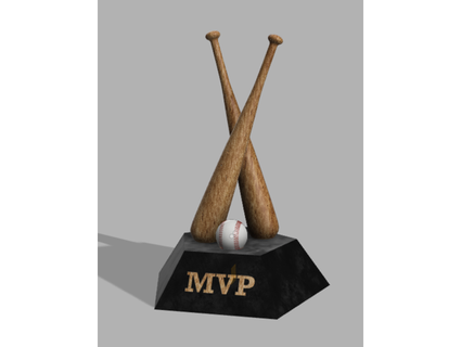 trophy baseball lvolt 3d print model - Mito3D