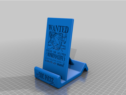 support telephone one piece nanard1806 3d print model - Mito3D