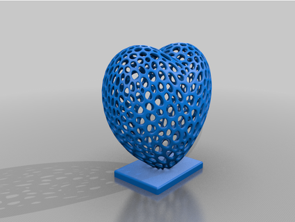 heart stand ttvdepixel 3d print model - Mito3D