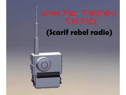 star wars comm radio scarif edition dungeon-resources 3d print model - Mito3D