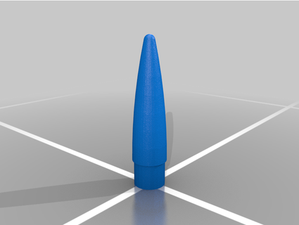 rocket nose cone replacement set inverted pursuits lab 3d print model - Mito3D