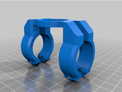 swivel ring mount design mechanical lyn 3d print model - Mito3D