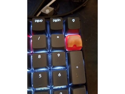 cherry mx butt keycap reakain 3d print model - Mito3D