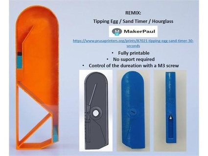 propina arena Temporizador remi rafael 3d print model - Mito3D