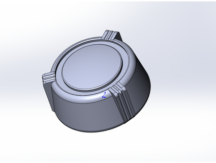 volume control knob finemyth 3d print model - Mito3D