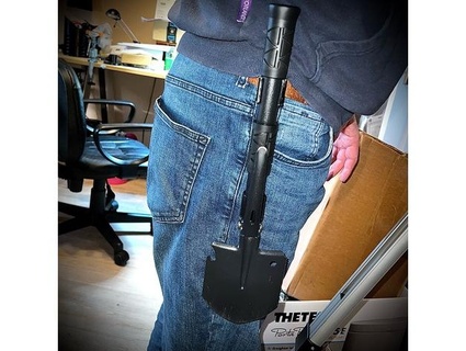 belt hook metal detecting shovel astrohighlander 3d print model - Mito3D