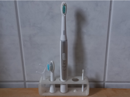electrical toothbrush holder hduran 3d print model - Mito3D