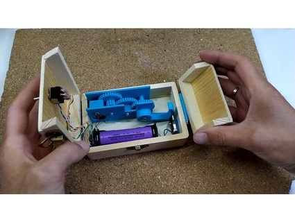 mecanismo pára caja utilidade caixa creatividadyreparacion 3d print model - Mito3D