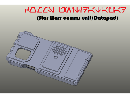 estrella guerras finlandés com unidad datapad teléfono caso funda dungeon resources 3d print model - Mito3D
