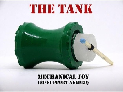 tank mechanical toy fedeluca89 3d print model - Mito3D