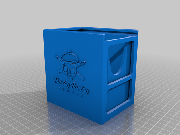 hurley burley estudio comandante deckbox 3D print model - Mito3D