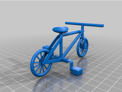 bicicleta diamante wolf268 3d print model - Mito3D