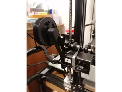 cr10 filament guide pulley stoneylloyd 3d print model - Mito3D