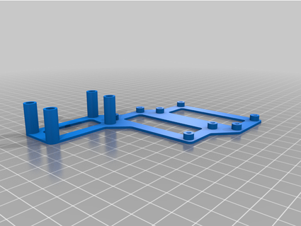 anycubic Mega Benutzerdefiniert doppelt Mosfet Halter Unterstützung fystec Streitpuppe 3d print model - Mito3D