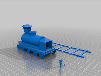 train villagescience 3d print model - Mito3D
