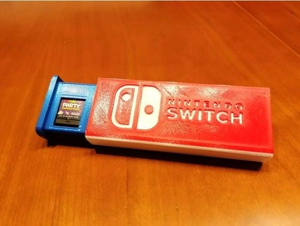 nintendo switch 8 cartridge storage ruiaxe 3d print model - Mito3D