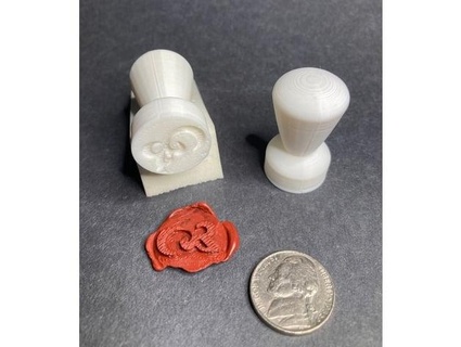 wax seal stamp - eld tonyp825 3d print model - Mito3D