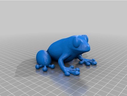kurbağa bıyık adam inc 3d print model - Mito3D