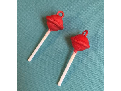 lollipop earrings sammy 7215 3d print model - Mito3D