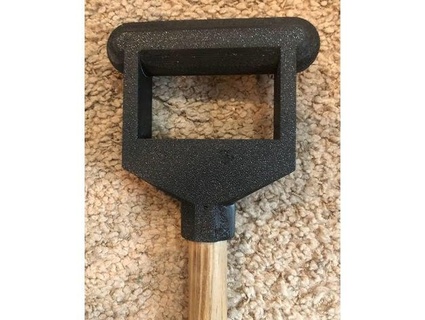 snow shovel handle - openscad tjsoco 3d print model - Mito3D
