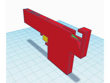 caoutchouc bande pistolet fyrewire6 3d print model - Mito3D