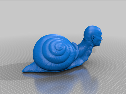 rock snail name rocky foxxyspruce 3d print model - Mito3D