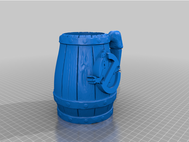 ghostbusters stein holder 12oz 355ml coldwin 3D print model - Mito3D