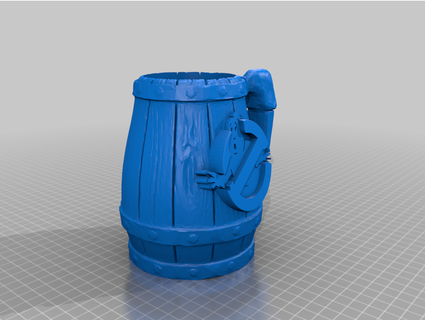 ghostbusters stein holder 12oz 355ml coldwin 3d print model - Mito3D