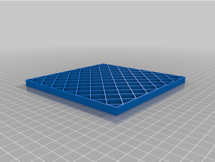 laser graveur grille lit boeuf bouilli 3d print model - Mito3D