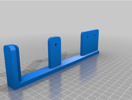 cabinet pull hole jig 79 3d print model - Mito3D