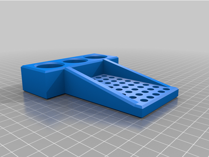 kreg jig outfeed support - clampable 59 3d print model - Mito3D