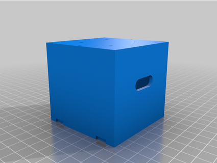 glacial toque panel pared caja 77 3d print model - Mito3D