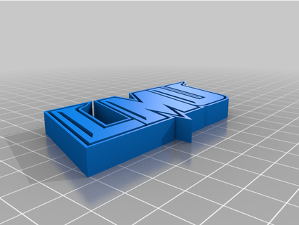 lincoln memorial university logo 3dslabster 3d print model - Mito3D
