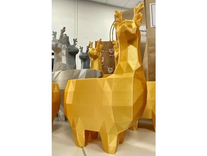 alpaca planter rain remix rlukin 3d print model - Mito3D