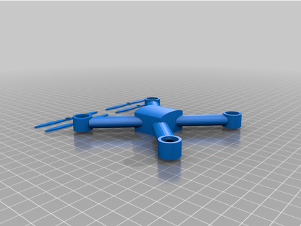 Drohne Prototyp Mund halten 3d print model - Mito3D