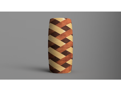 woodturning vase 04 lichtzeichenanlage 3d print model - Mito3D