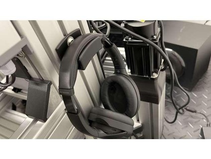 headphoneholder 28mm simracing rig stevetecx 3d print model - Mito3D