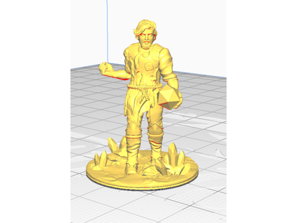 high elf - d&d campaign miniature grahamthatsme 3d print model - Mito3D